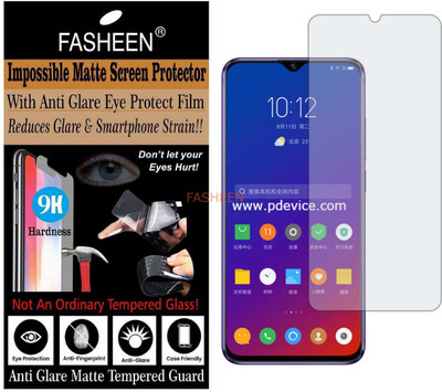Fasheen Tempered Glass Guard for LENOVO Z5S (Matte Finish)(Pack of 1)