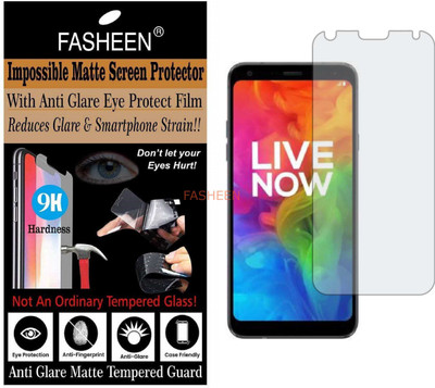 Fasheen Tempered Glass Guard for LG Q7 ALPHA (Matte Finish)(Pack of 1)