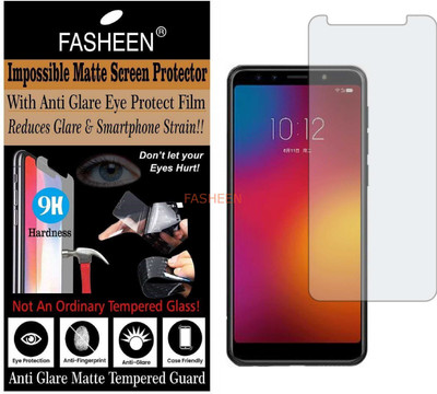 Fasheen Tempered Glass Guard for LENOVO K5S (Matte Finish)(Pack of 1)