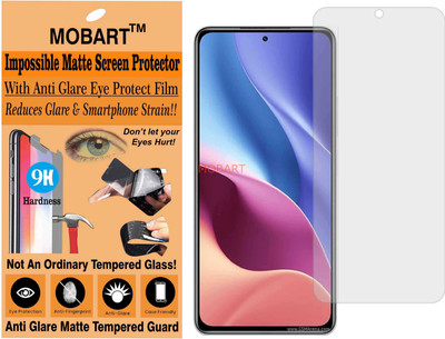 MOBART Tempered Glass Guard for XIAOMI REDMI K40 (Matte Finish)(Pack of 1)