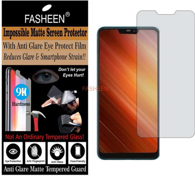 Fasheen Tempered Glass Guard for LAVA ZX (Matte Finish)(Pack of 1)