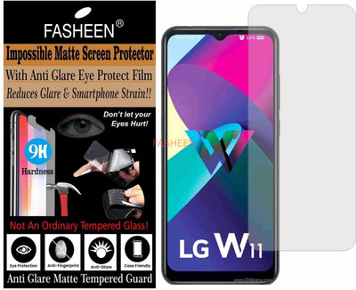 Fasheen Tempered Glass Guard for LG W31 PLUS (Matte Finish)(Pack of 1)