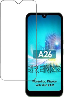 BRENZZ Tempered Glass Guard for Itel A26(Pack of 1)