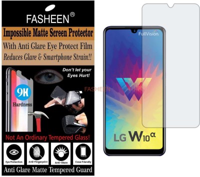 Fasheen Tempered Glass Guard for LG W10 ALPHA (Matte Finish)(Pack of 1)