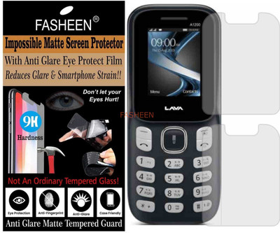Fasheen Tempered Glass Guard for LAVA A1200 (Matte Finish)(Pack of 1)