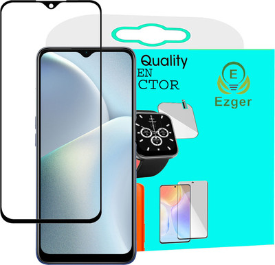 EZGER Tempered Glass Guard for Realme C15(Pack of 1)