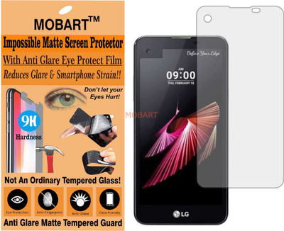 MOBART Tempered Glass Guard for LG X SCREEN K500I (Matte Finish)(Pack of 1)