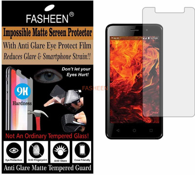 Fasheen Tempered Glass Guard for LYF FLAME 1 (Matte Finish)(Pack of 1)