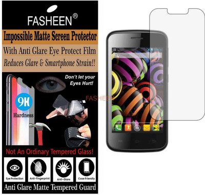 Fasheen Tempered Glass Guard for INTEX CLOUD Y12 (Matte Finish)(Pack of 1)