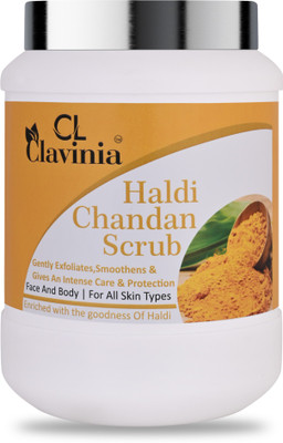CLAVINIA Haldi Chandan Scrub 1000 ml Scrub(1000 ml)