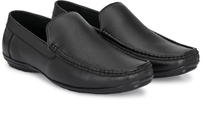 El Paso NDN1203 Lightweight Comfort Summer Trendy Premium Stylish Loafers For Men(Black , 9)