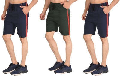 Zonecart Color Block Men Multicolor Sports Shorts