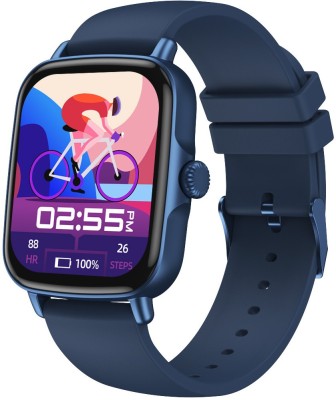 Minix Crest Bluetooth Calling 1.69 HD Display Smartwatch(Blue Strap, Free Size)