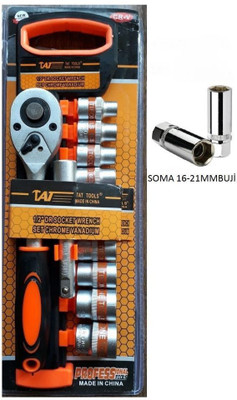 ravariya graphics SOCKET WRENCH TOOL KIT 12 PCS Socket Set(Pack of 1)