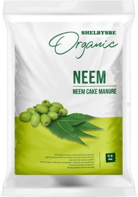 SHELBYSBE Natural Neem Khali / cake powder for plant organic and pest repellent Fertilizer Fertilizer, Manure, Potting Mixture, Soil(0.5 kg, Powder)