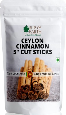 Bliss of Earth Ceylon Cinnamon (Dalchini) Cut Sticks True Cinnamon Raw From Sri Lanka Original(100 g)