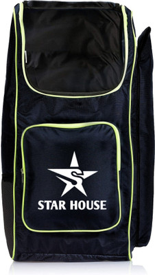 Star House Dashing Look Black & Green Combination Color Cricket Kit Bag(Black, Kit Bag)