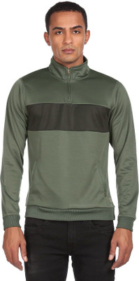 FLYING MACHINE Full Sleeve Color Block Men Sweatshirt