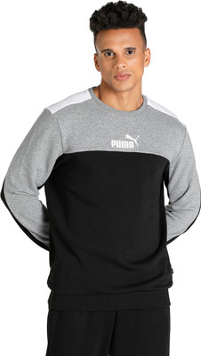 PUMA Full Sleeve Color Block Men Sweatshirt