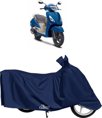 XAFO Waterproof Two Wheeler Cover for TVS(Jupiter, Blue)