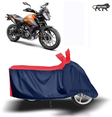 SKIN WORLD Two Wheeler Cover for KTM(250 Duke BS6, Red)