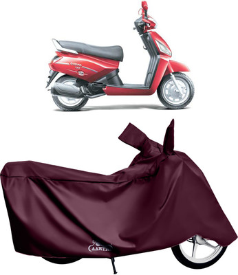 DROHAR Waterproof Two Wheeler Cover for Mahindra(Gusto, Red)