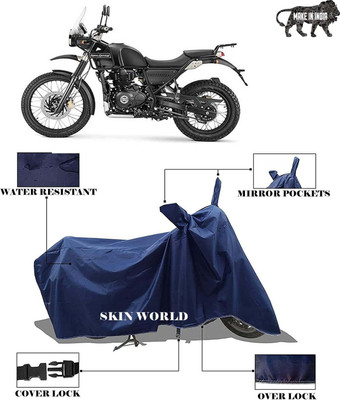 THE REAL ARV Waterproof Two Wheeler Cover for Royal Enfield(Himalayan, Blue)