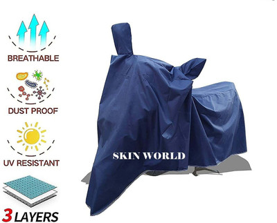 APNEK Waterproof Two Wheeler Cover for TVS(Victor, Blue)
