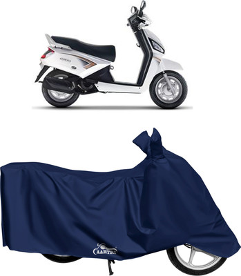 DROHAR Waterproof Two Wheeler Cover for Mahindra(Gusto, Blue)