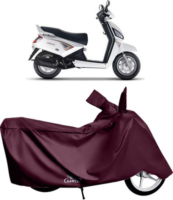 DROHAR Waterproof Two Wheeler Cover for Mahindra(Gusto, Red)