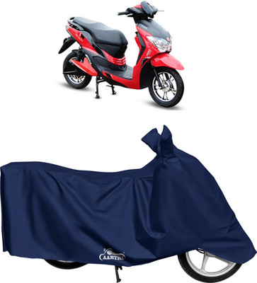 DROHAR Waterproof Two Wheeler Cover for Hero(Electric, Blue)