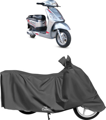 DROHAR Waterproof Two Wheeler Cover for Hero(Electric, Grey)