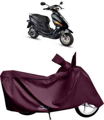 DROHAR Waterproof Two Wheeler Cover for Hero(Electric, Red)