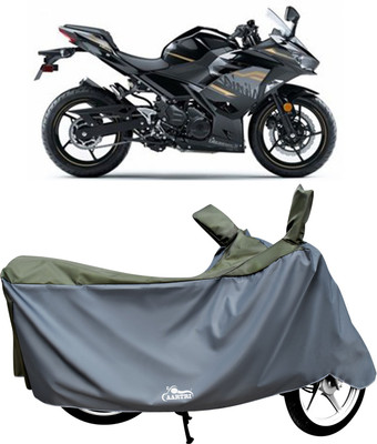 XAFO Two Wheeler Cover for Kawasaki(Ninja, Green)