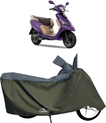 VITSOA Waterproof Two Wheeler Cover for TVS(Zest, Grey)