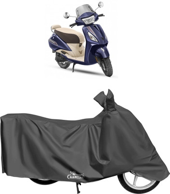DROHAR Waterproof Two Wheeler Cover for TVS(Jupiter, Grey)