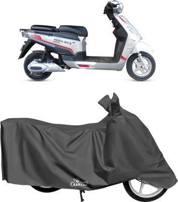 DROHAR Waterproof Two Wheeler Cover for Hero(Electric, Grey)