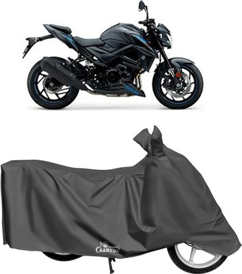 DROHAR Waterproof Two Wheeler Cover for Suzuki(GSX, Grey)