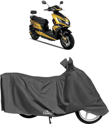 XAFO Waterproof Two Wheeler Cover for Okinawa(Praise, Grey)