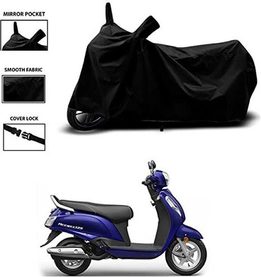 KEDIT Two Wheeler Cover for Suzuki(Access 125, Black)