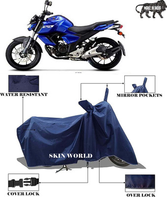 APNEK Waterproof Two Wheeler Cover for Yamaha(FZ S FI (V 2.0), Blue)