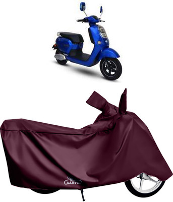 XAFO Waterproof Two Wheeler Cover for Okinawa(Cruiser, Red)