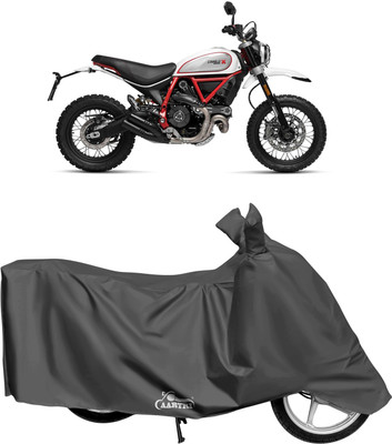 DROHAR Waterproof Two Wheeler Cover for Ducati(Scrambler, Grey)