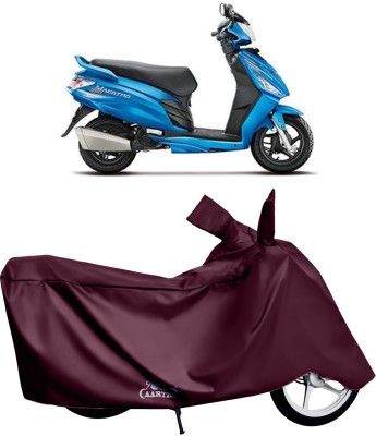 DROHAR Waterproof Two Wheeler Cover for Hero(Maestro, Red)