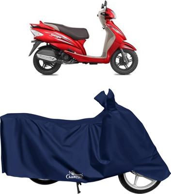 DROHAR Waterproof Two Wheeler Cover for TVS(Wego, Blue)