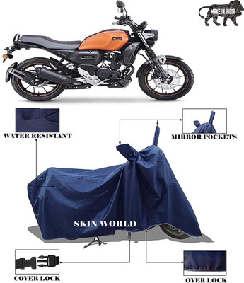 THE REAL ARV Waterproof Two Wheeler Cover for Yamaha(FZ1, Blue)