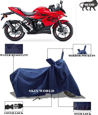 APNEK Waterproof Two Wheeler Cover for Suzuki(Gixxer SF, Blue)