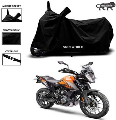 SKIN WORLD Two Wheeler Cover for KTM(390 Duke BS6, Black)