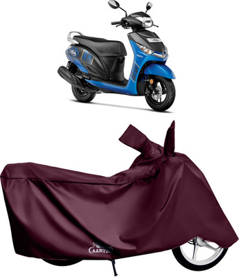 XAFO Waterproof Two Wheeler Cover for Yamaha(Alpha, Red)