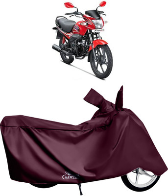 DROHAR Waterproof Two Wheeler Cover for Hero(Passion, Red)